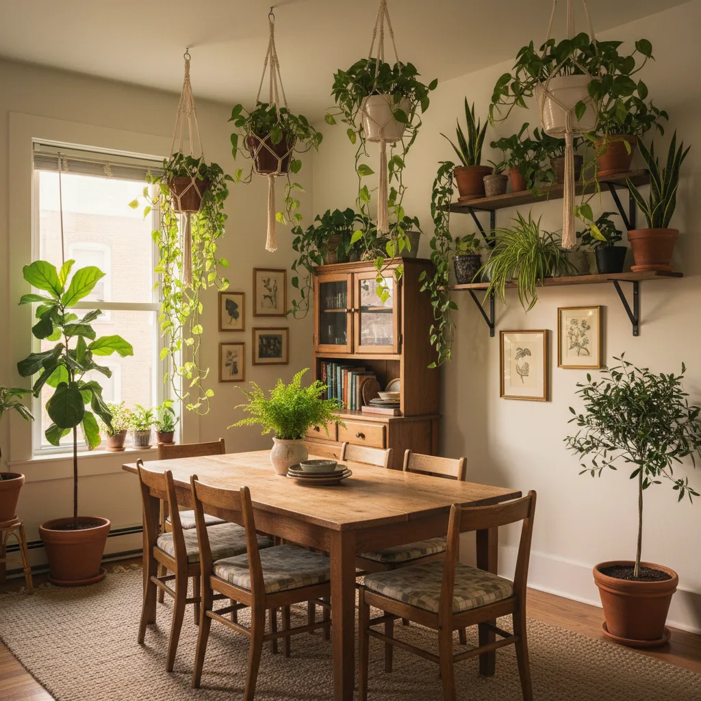 Living decorado con luz natural